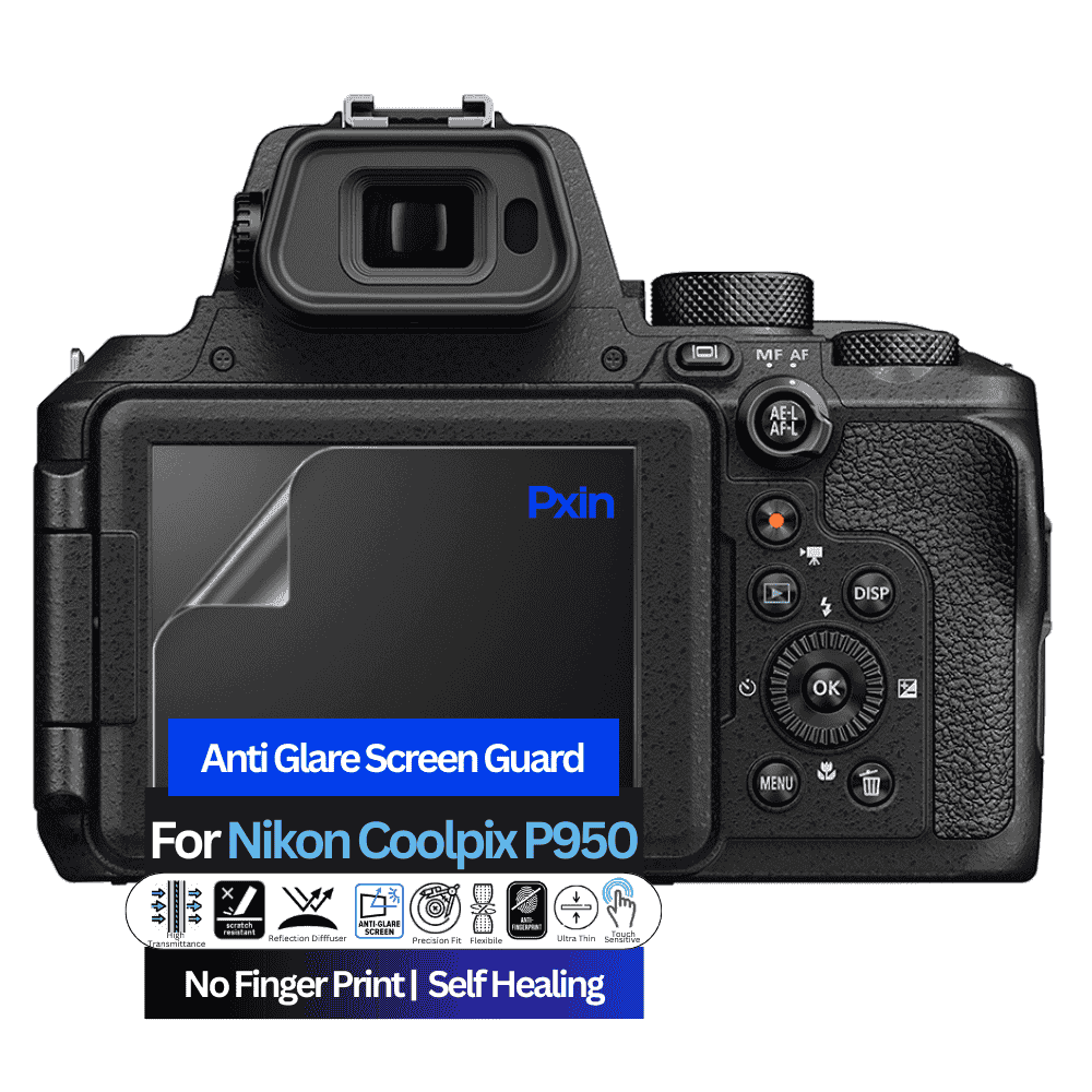 Anti-Glare Screen Guard for Nikon Coolpix P950 Camera