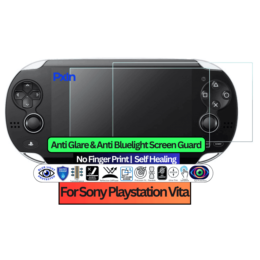 Anti-Blue & Anti-Glare Screen Guard for Sony Playstation Vita Gaming Console