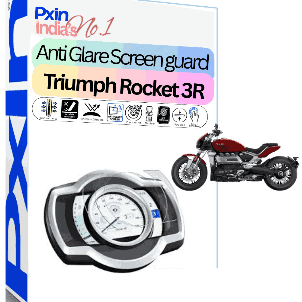 Triumph Rocket 3R anti glare screen guard