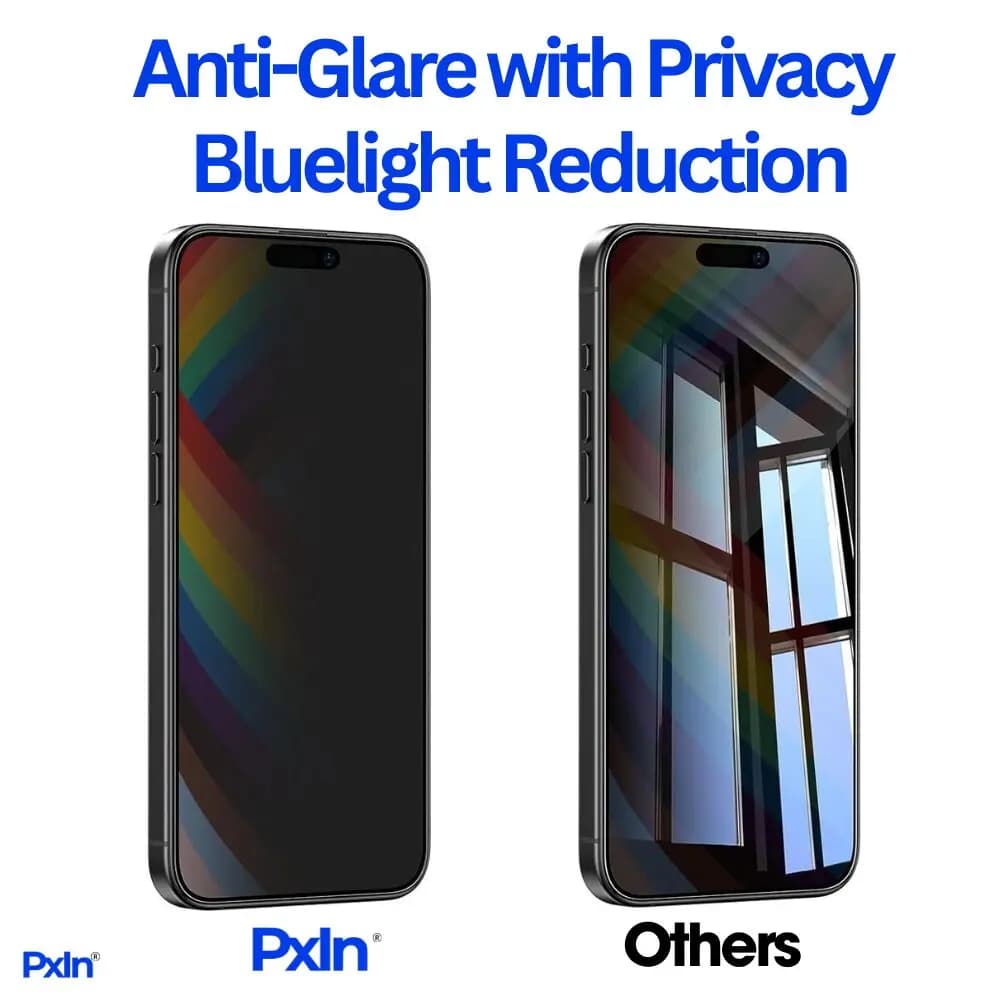 Privacy (Anti Blue Light & Anti Glare) Screen Guard for Apple 12 Mini Mobile - Image 4