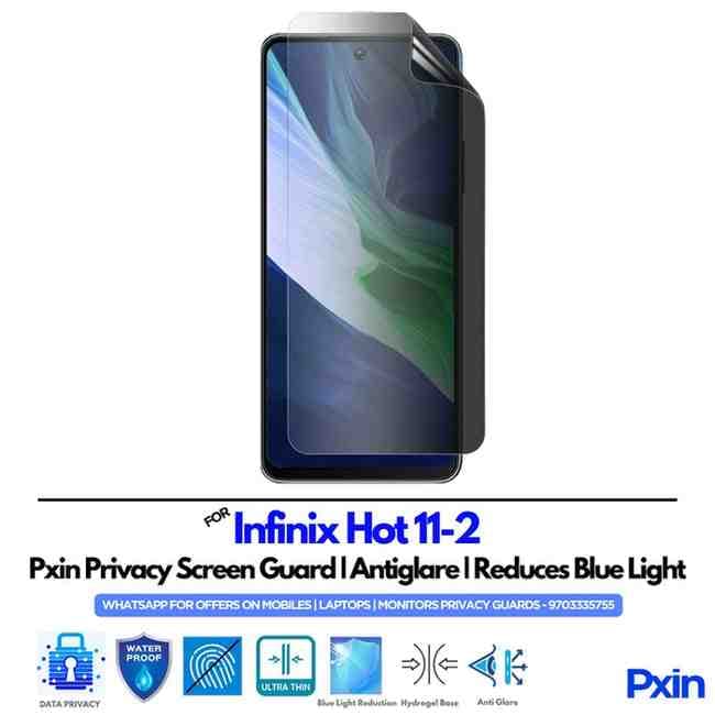 InfinixHot11-2 Mobile Privacy Screen Guard