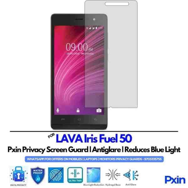 LAVAIrisFuel50 Mobile Privacy Screen Guard