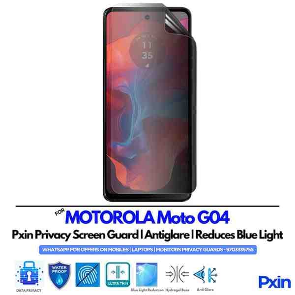 MOTOROLA Moto G04 Mobile Privacy Screen Guard
