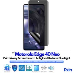 Motorola Edge 40 Neo Mobile Privacy Screen Guard