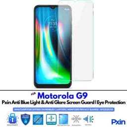 MotorolaG9 Mobile Anti Bluelight and Anti glare Screen Guard