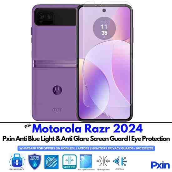 MotorolaRazr2024 Mobile Anti Bluelight and Anti glare Screen Guard
