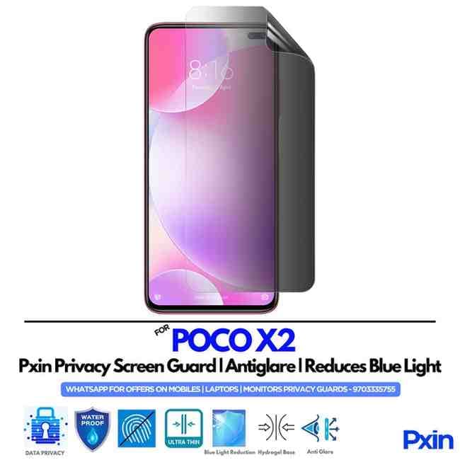 POCO X2 Mobile Privacy Screen Guard