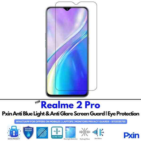 Realme2Pro Mobile Anti Bluelight and Anti glare Screen Guard