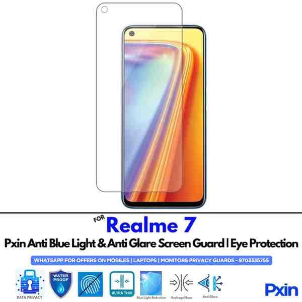 Realme7 Mobile Anti Bluelight and Anti glare Screen Guard