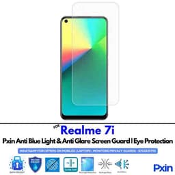 Realme7i Mobile Anti Bluelight and Anti glare Screen Guard