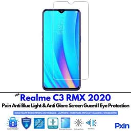 RealmeC3RMX2020 Mobile Anti Bluelight and Anti glare Screen Guard