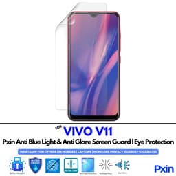 Anti Blue Light and Anti Glare Screen Guard for VIVO V11