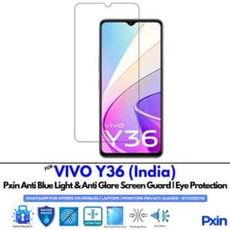 VIVOY36India Mobile Anti Bluelight and Anti glare Screen Guard