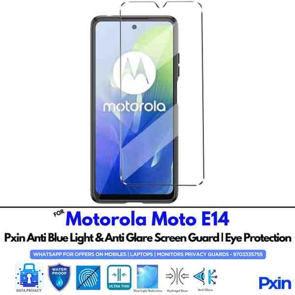 MotorolaMotoE14 Mobile Anti Blue Light and Anti Glare Screen Guard