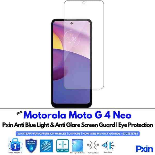 MotorolaMotoG4Neo Mobile Anti Blue Light and Anti Glare Screen Guard