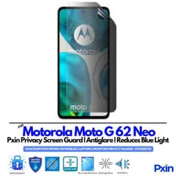 Motorola Moto G62 Neo Privacy Screen Guard