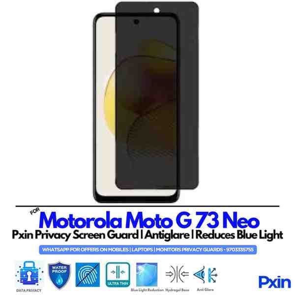 Motorola Moto G73 Neo Privacy Screen Guard