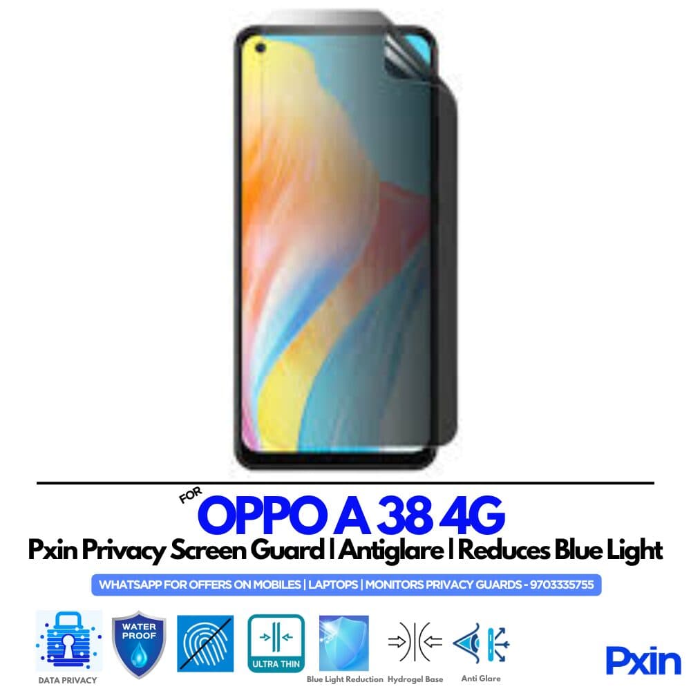 OPPO A 38 4G Privacy Screen Guard