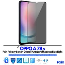 OPPO A 78 s Privacy Screen Guard