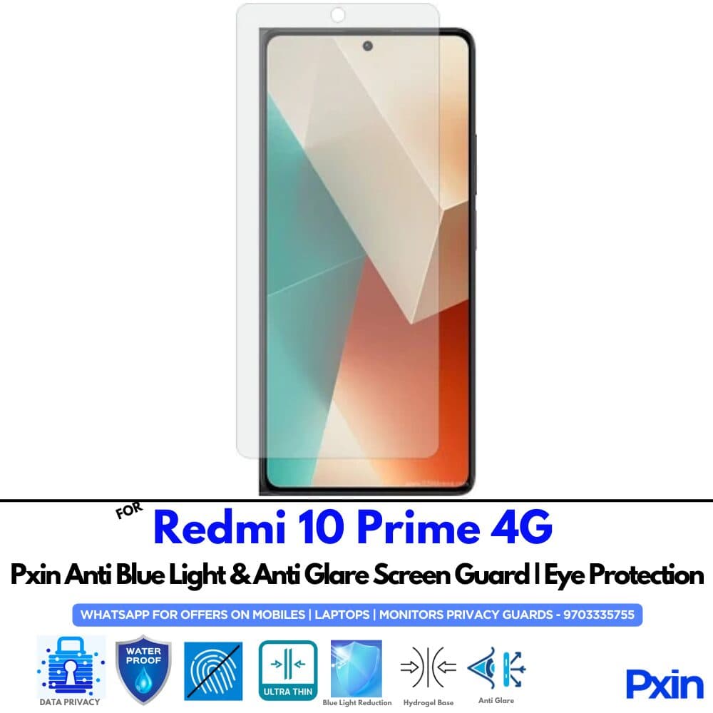 Redmi 10 Prime 4G Anti Glare Screen Guard
