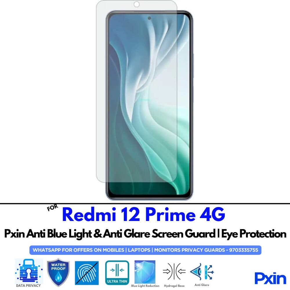 Redmi 12 Prime 4G AntiGkare Screen Guard