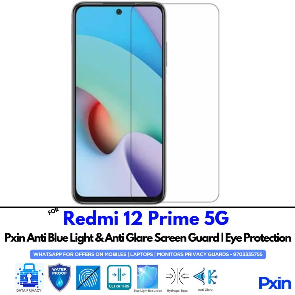 Redmi 12 Prime 5G Anti Glare Screen Guard