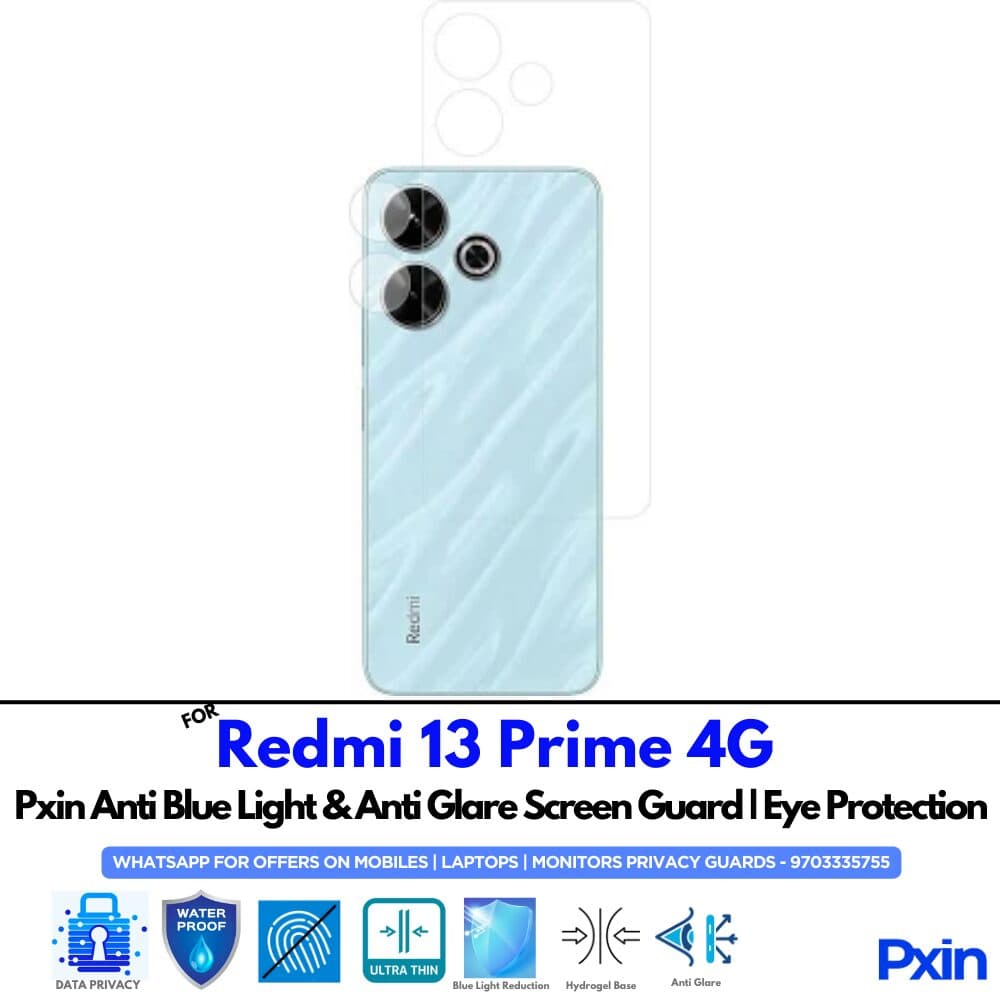 Redmi 13 Prime 4G Anti Glare Screen Guard
