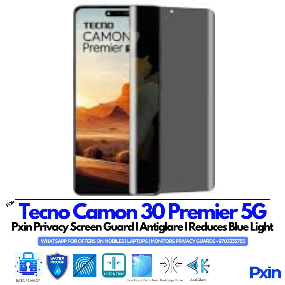 Tecno Camon 30 Premier 5G Privacy Screen Guard