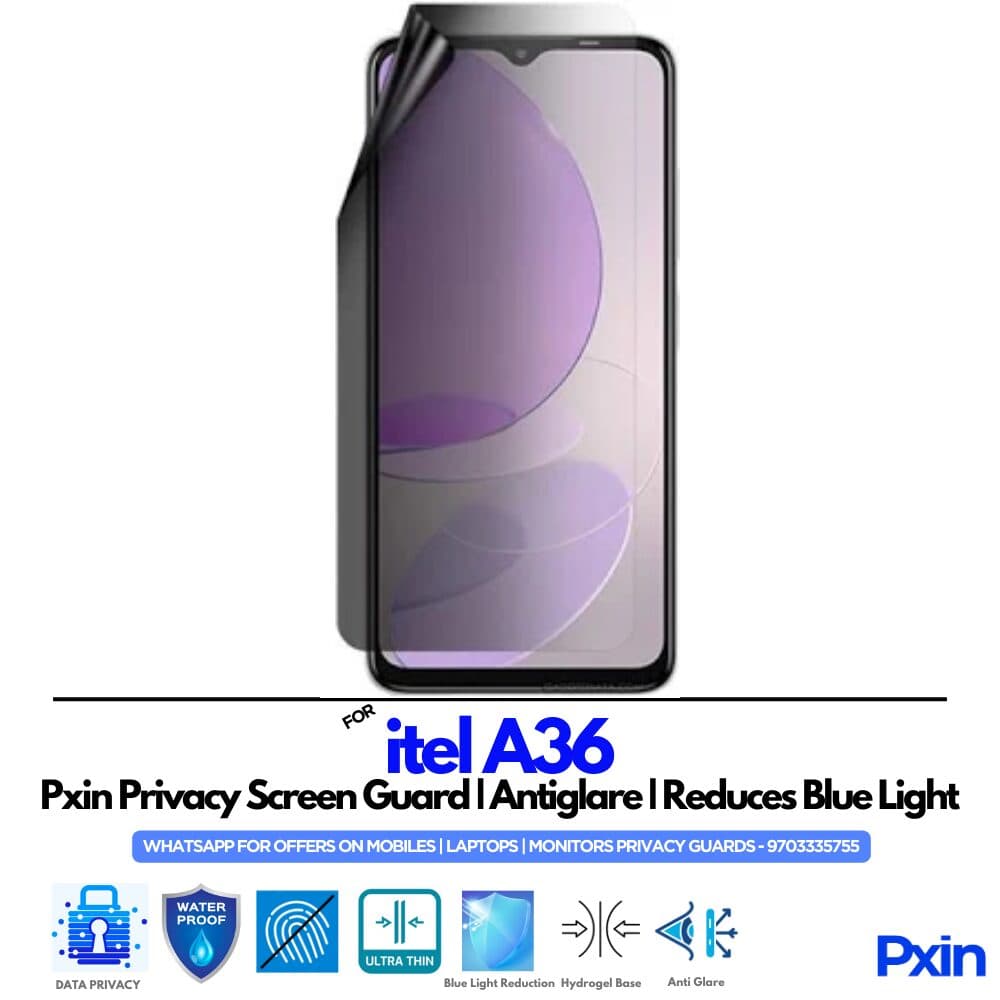 itel A36 Privacy Screen Guard