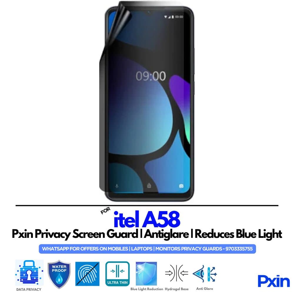 itel A58 Privacy Screen Guard