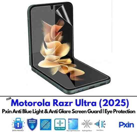 Anti Blue Light and Anti Glare Screen Guard for Motorola Razr Ultra (2025)