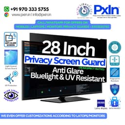 28 inch (16:9) Monitor Pro Privacy (Anti Blue Light & Anti Glare) Screen Guard - Image 1