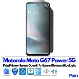 Motorola Moto G67 Power 5G Privacy Screen Guard