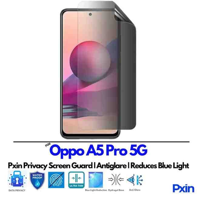 Oppo A5 Pro 5G Privacy Screen Guard