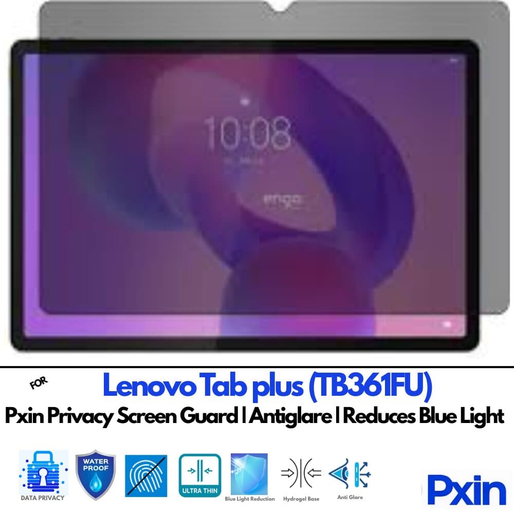 Lenovo Tab plus (TB361FU) Privacy screen gurad