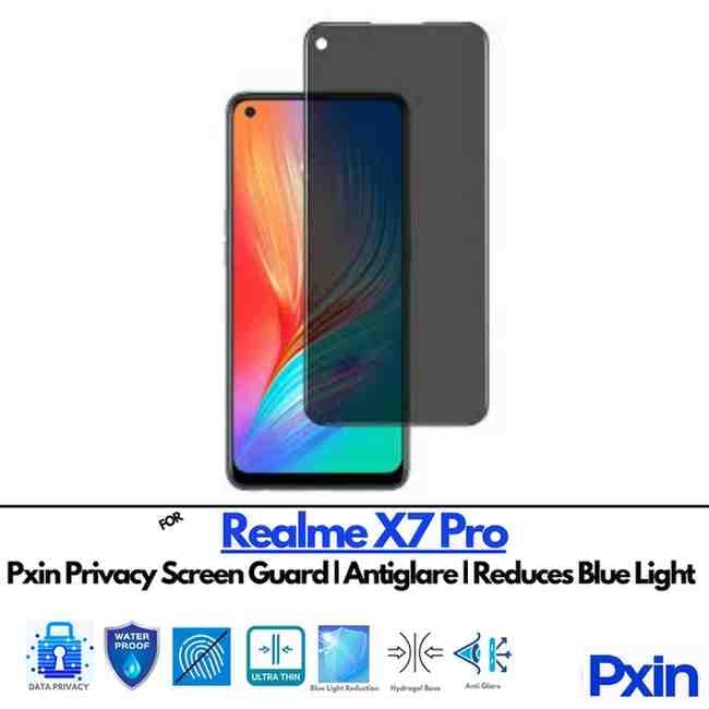 RealmeX7Pro Privacy screen gurad