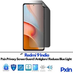Redmi9India Privacy screen gurad