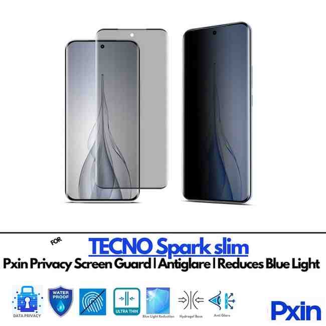 TECNO Spark slim Privacy screen guard
