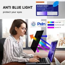 MacBook Pro 15 inch - Pro Privacy Screen Guard | Anti Glare | Anti Blue Light | UV(A/B/C) Block | PXIN - Image 3