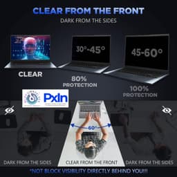 MacBook Pro 15 inch - Pro Privacy Screen Guard | Anti Glare | Anti Blue Light | UV(A/B/C) Block | PXIN - Image 2