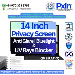14 inch Laptop Pro Privacy (Anti Blue Light & Anti Glare) Screen Guard - Image 1