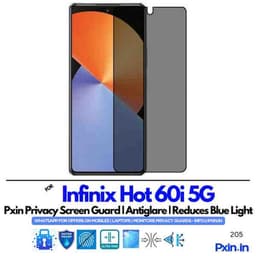 InfinixHot60i5G Privacy screen guard