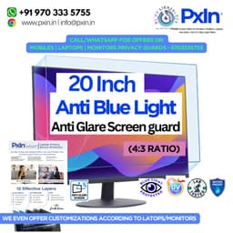 20 inch (4:3) Monitor Anti Blue Light & Anti Glare Screen Guard - Image 1