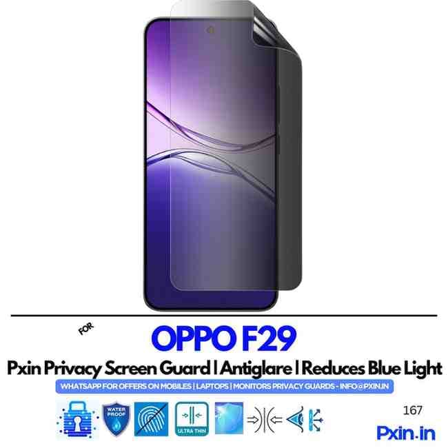 OPPOF29 Privacy screen guard