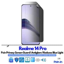Realme14Pro Privacy screen guard