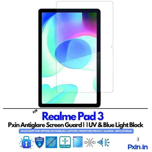 RealmePad-3 Anti glare screen guard
