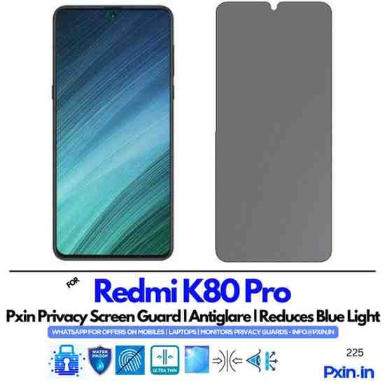 RedmiK80Pro Privacy screen guard