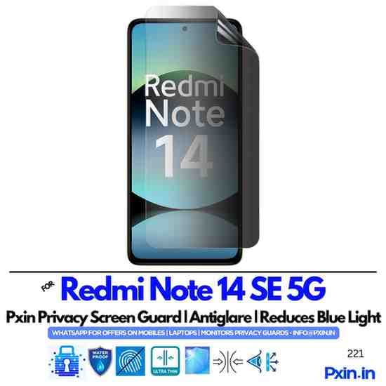 RedmiNote14SE5G Privacy screen guard