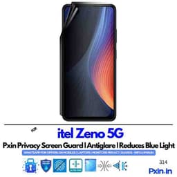 itelZeno5G Privacy screen guard
