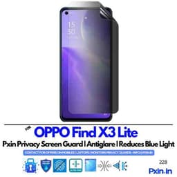 OPPOFindX3LitePrivacyscreenguard